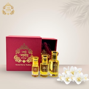 Raat Rani Attar Oil: Night Jasmine Vegan Perfume - Alcohol Free