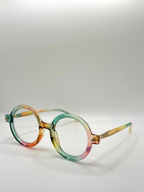 Vintage-inspired Round Sunglasses: Unisex UV Protection for 