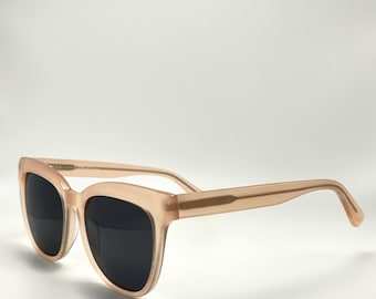 Lebendige orange retro Acetat polarisierte Sonnenbrille: Unisex UV-Schutz, stilvolle Designer Sonnenbrille