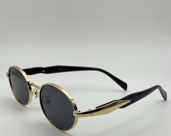 Vintage-Inspired Unisex Sunglasses Vintage Inspired Round Horn Rimmed Key Hole Bridge Fashion  main image 2