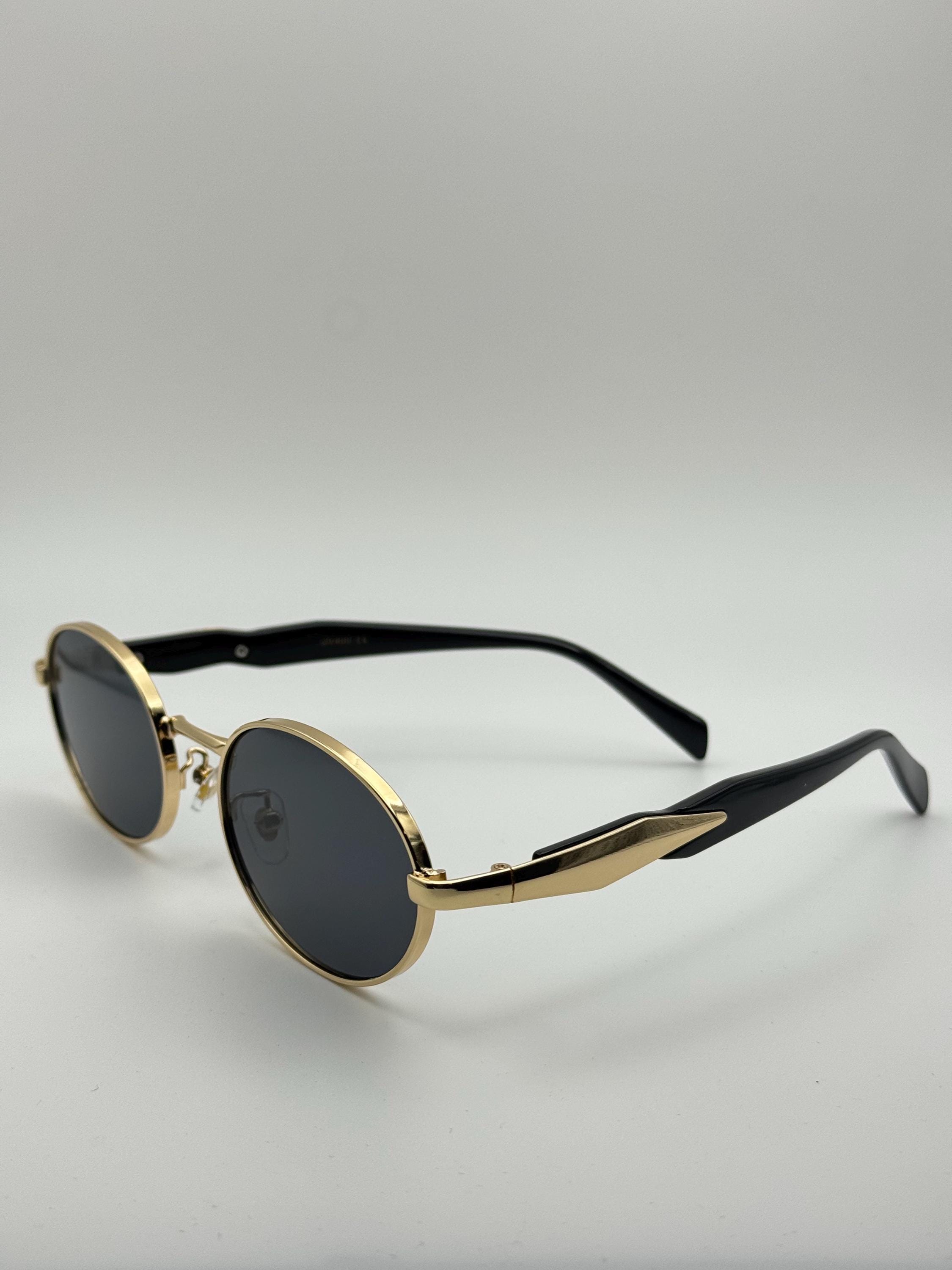 Prada Cat Eye Sunglasses Gold - Etsy display picture 2
