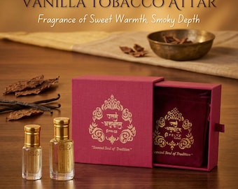 Vanilla Tobacco Perfume Oil - Alcohol Free Unisex Attar