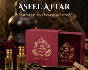Aseel Attar Perfume Oil – Handmade, Vegan, Alcohol-Free Arabian Scent