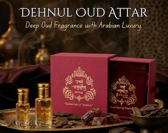 Dehnul Oud Attar-parfumolie – handgemaakte Arabische geur, veganistisch en natuurlijk
