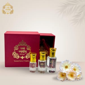 White Musk Attar Perfume Oil: Vegan Alcohol-Free Fragrance in Gift Box