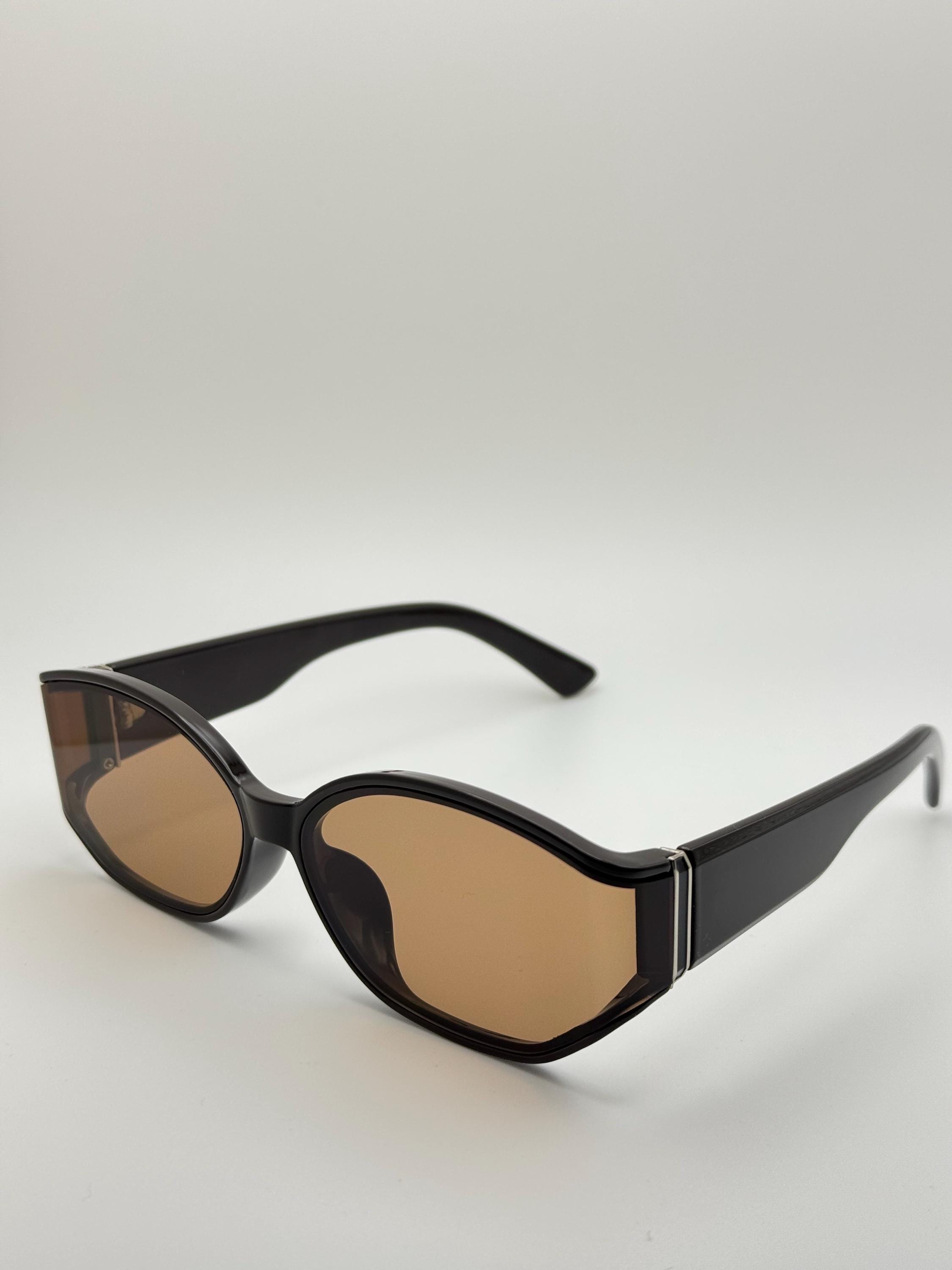 Norma Kamali Vintage Blonde Beige Tortoise Frames Only Full Rim Sunglasses Oval Vintage Sunglasses for sale - eBay main image 2