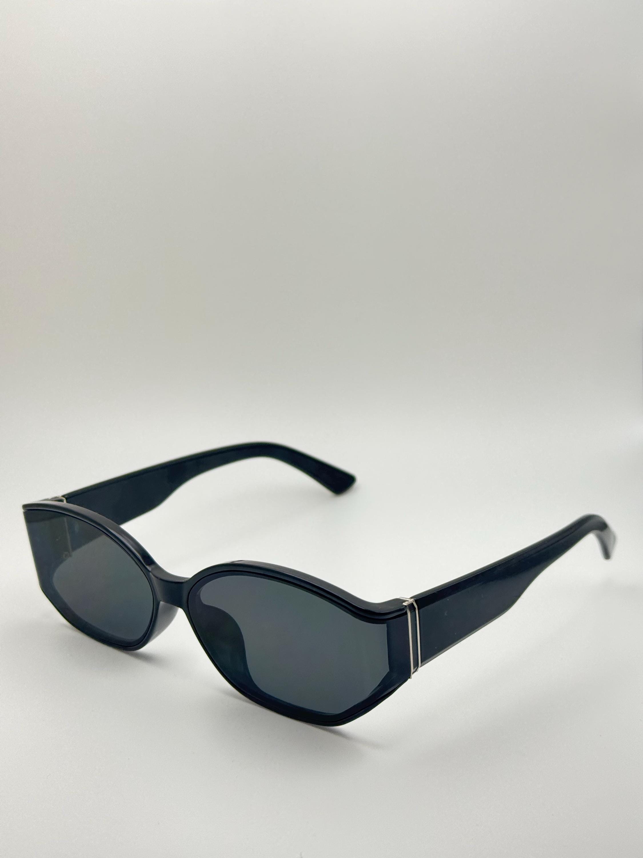 Polarized Retro Oval Sunglasses UV400 Protection Small 90s Style Amazon.com: Oval Sunglasses for Women Men Vintage Retro  main image 2
