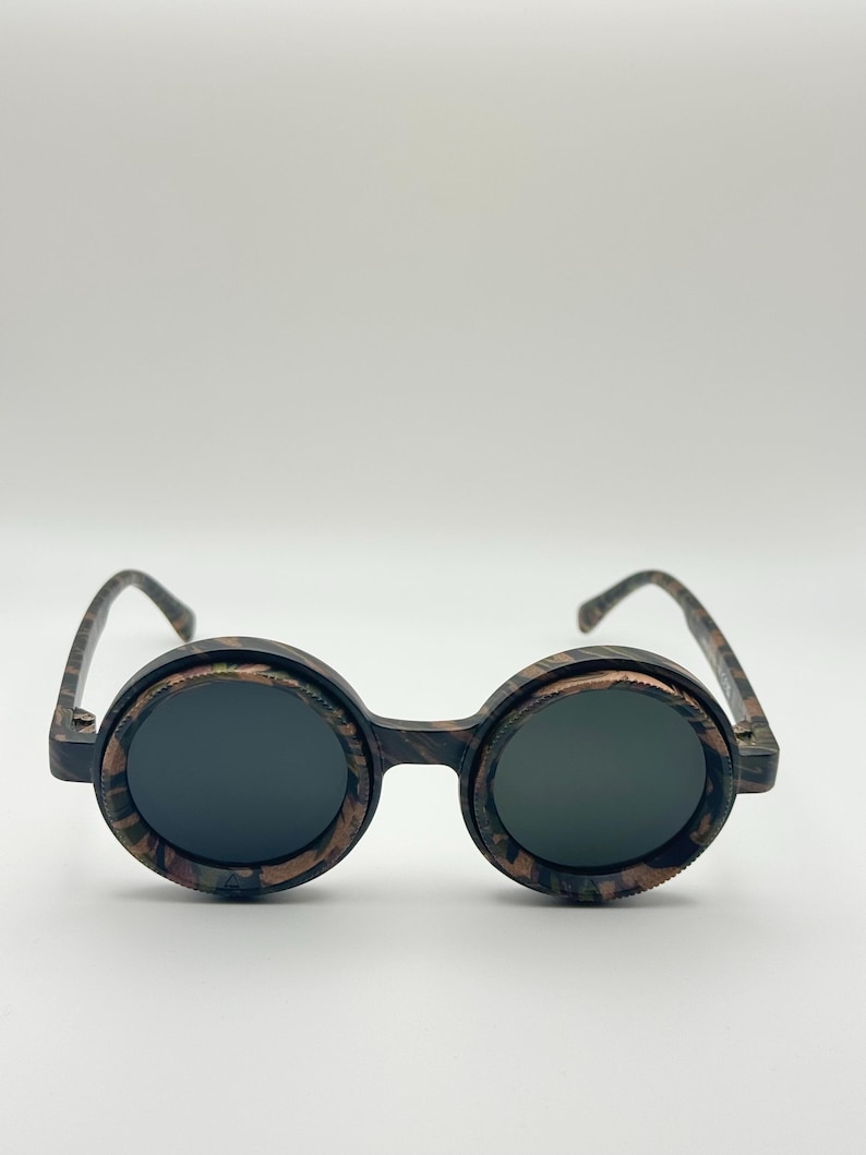 Gafas Steampunk con tinte ajustable: gafas de sol UV400 para cosplay y festivales imagen 3