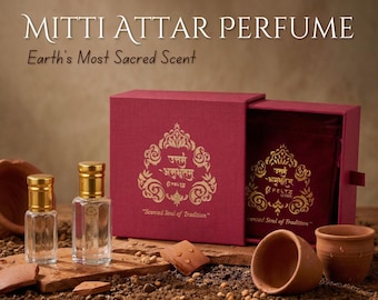 Mitti Attar Perfume Oil: Earthy Rain Scent, Vegan Alcohol-Free Perfume