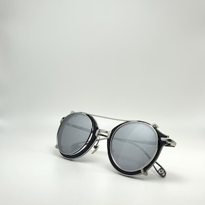 Vintage-Inspired Steampunk Sunglasses: Double Lens Metal Frame Eyewear for Men & Women