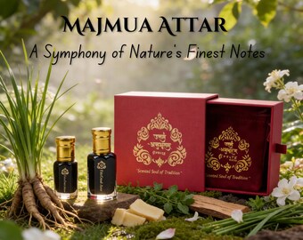 Majmua Fragrance | Handmade Kannauj Blend | Alcohol-Free Unisex Scent | Long Lasting Natural Aroma