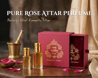 Ren Gulab Rose Attar parfymolja: Naturlig, vegansk, alkoholfri