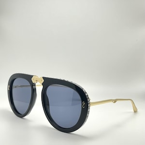 Luxury Diamond Foldable Quartz Polarized  UV400 Sunglasses for Men & Women