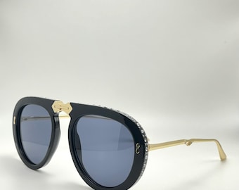 Diamond Quartz Polarized Foldable Sunglasses – Luxury UV400 Aviator Style