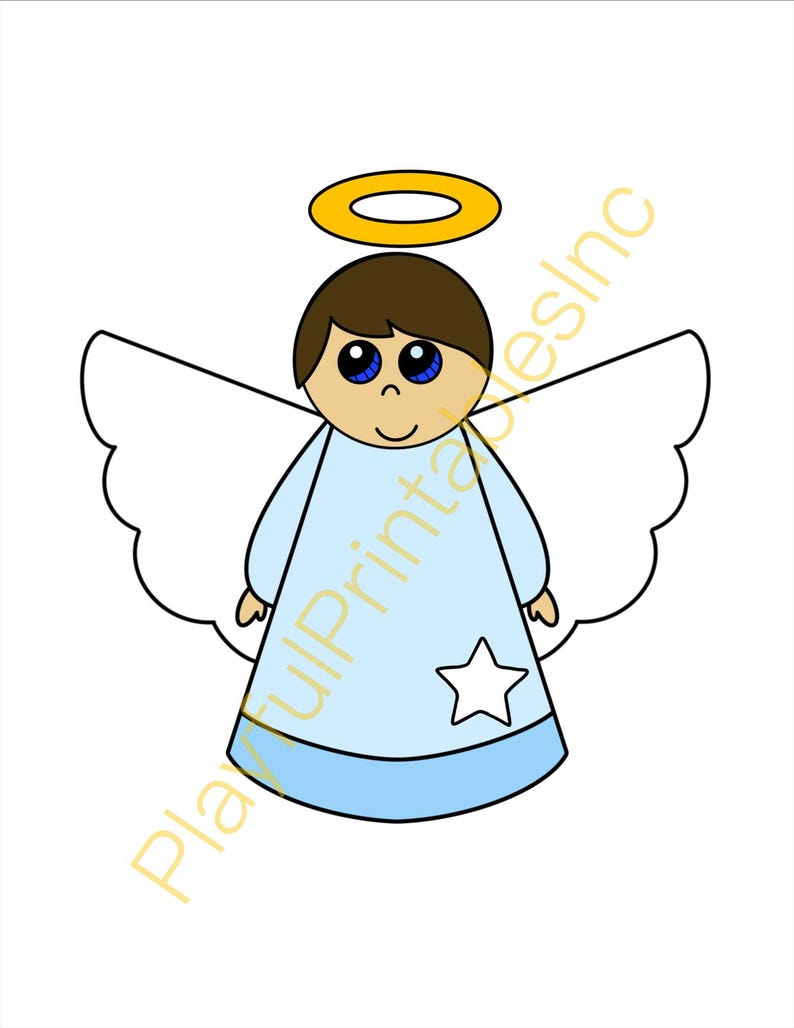 Printable Buildanangel Paper Craft Etsy