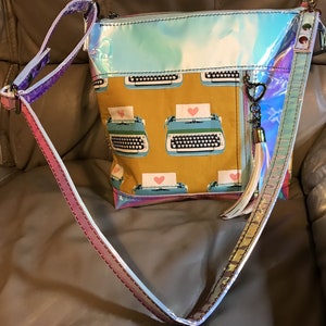 Holographic coach deals purse