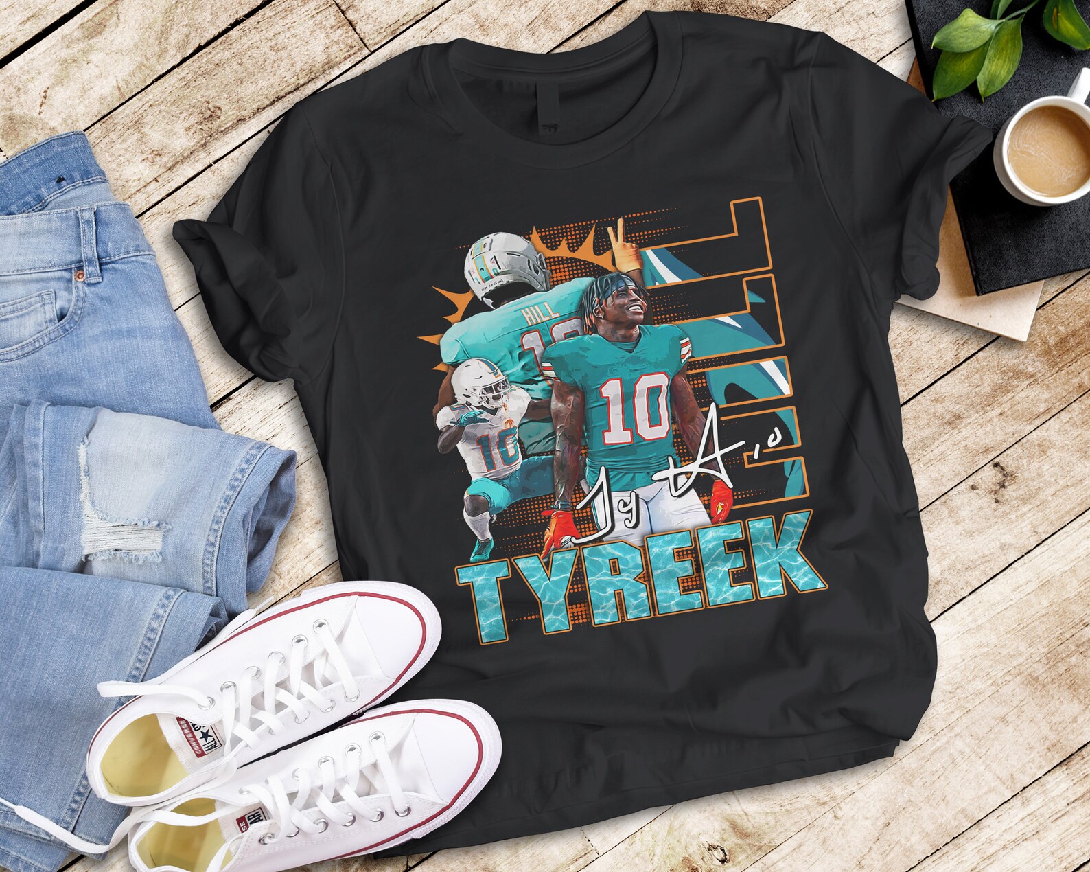 Tyreek Hill Shirt Tyreek Hill Tshirt Miami Football Shirt Etsy
