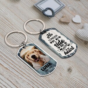 Custom Dog Memorial Keychain, Pet Loss Gift, Pet Sympathy Gift, Custom Dog Picture Keychain, Pet Memorial Gift, Dog Remembrance Gift