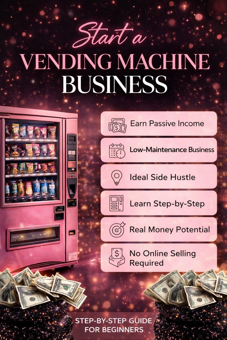 Vending Machine Business Guide | Canva Digital Download |how to Start A ...