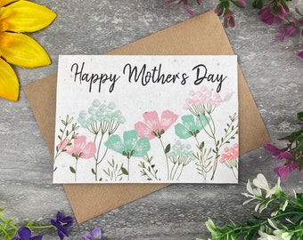 Mother's Day Plantable Seed Card, Plantable Card, Seed Card, Mum Gift, Mother's day, Mother's Day Gift, Gift, Gift for her, Flower Card