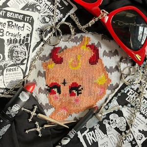 Hard Core Kewpie Baby Cross Stitch Pattern - Kewpie Baby Cross Stitch Pattern