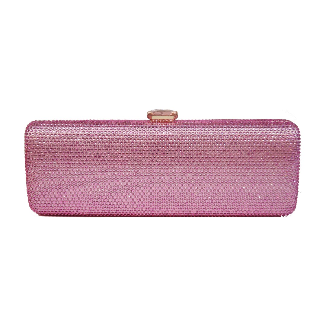 Full Rhinestone Evening Bag Crystal Clutch Party Purse Bridal Etsy