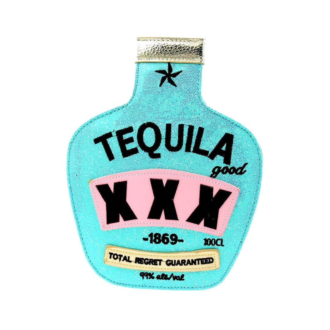 TEQUILA Bottle Shape Crossbody Bag Fun Mexican Hot Etsy