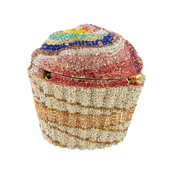 Rhinestone Cupcake Clutch Purse Etsy