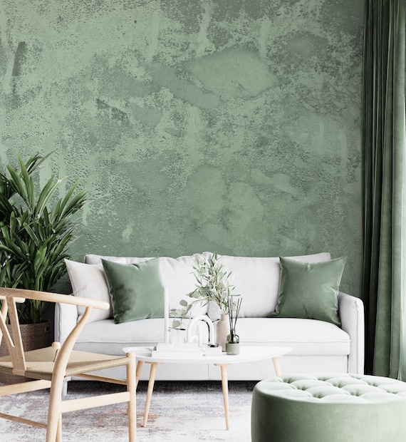 How I Created A Sophisticated Living Room Using Green Botanical Wallpaper —  MELANIE LISSACK INTERIORS