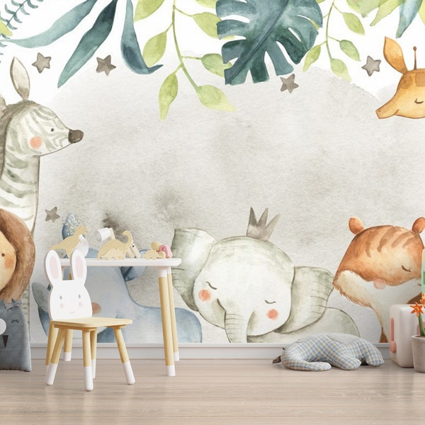 Temporary Wallpaper Nursery Etsy