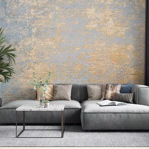 Textured Concrete Wallpaper: Peel and Stick Wall Mural