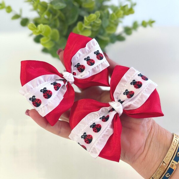Lady Bug Ribbon - Etsy