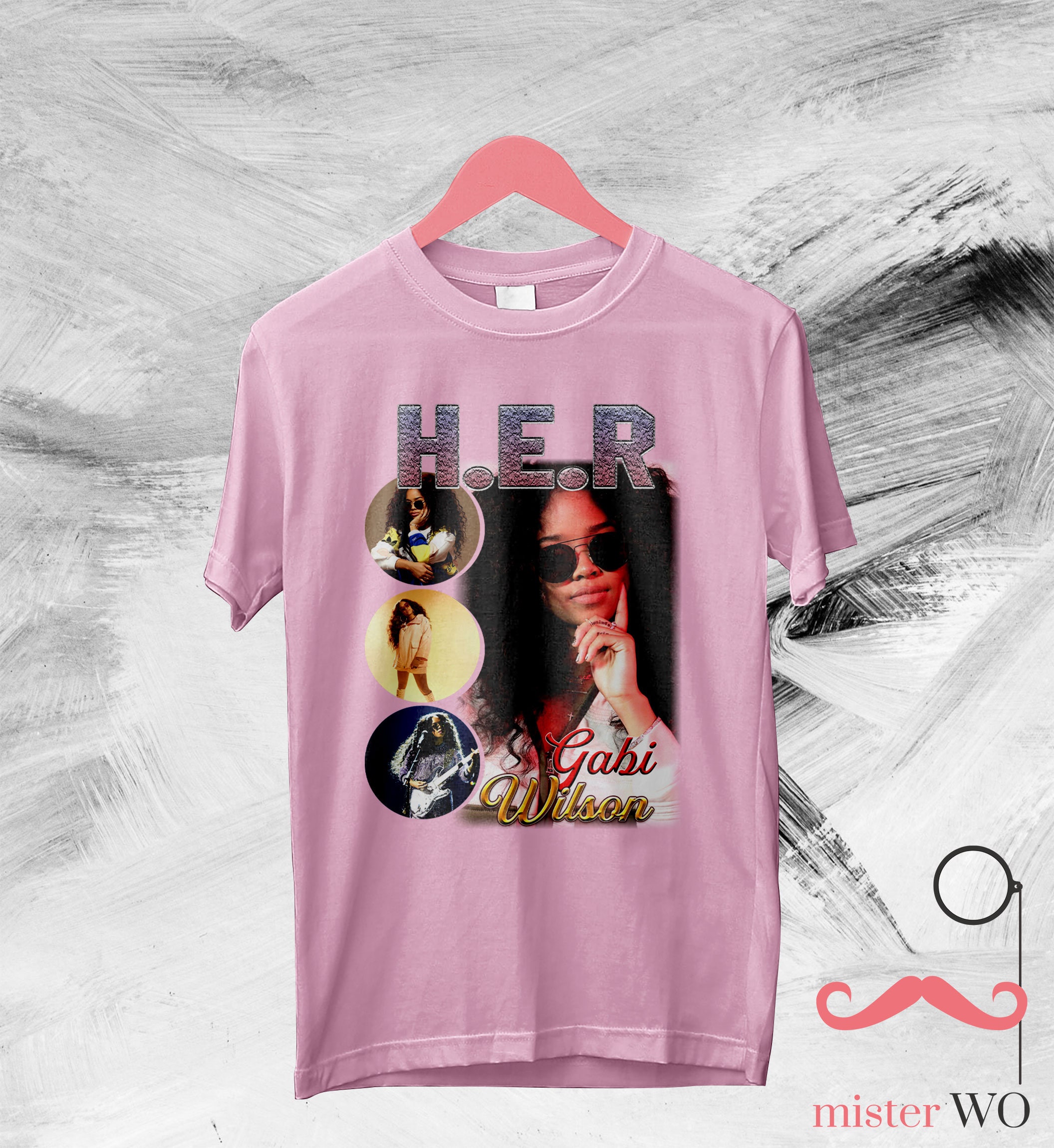 Discover H.E.R. Vintage 90's T-shirt - Gabriella Wilson Shirt, Gabi Wilson Tour