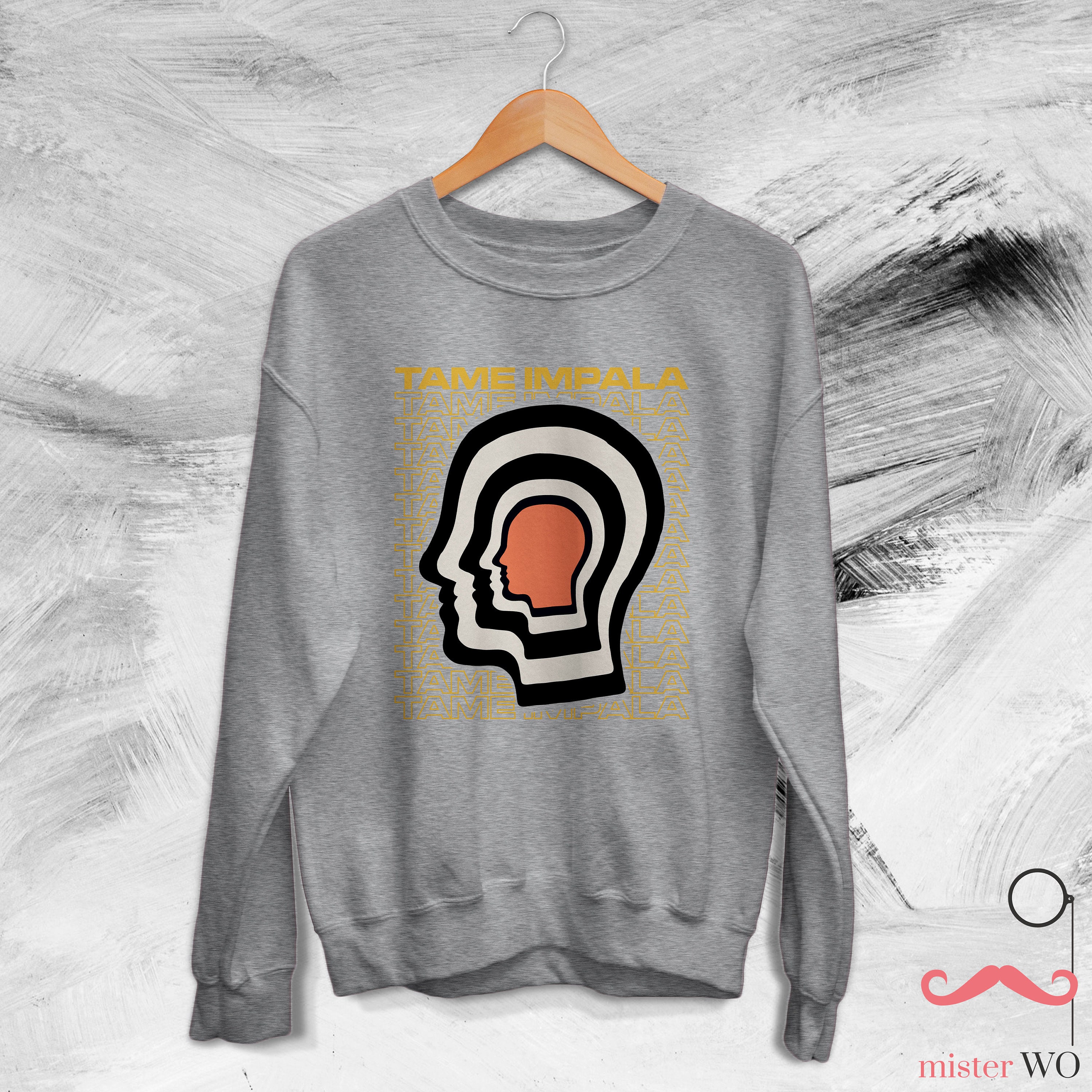 Tame Impala Band Faces Sweatshirt - Kevin Parker sold by Dooku