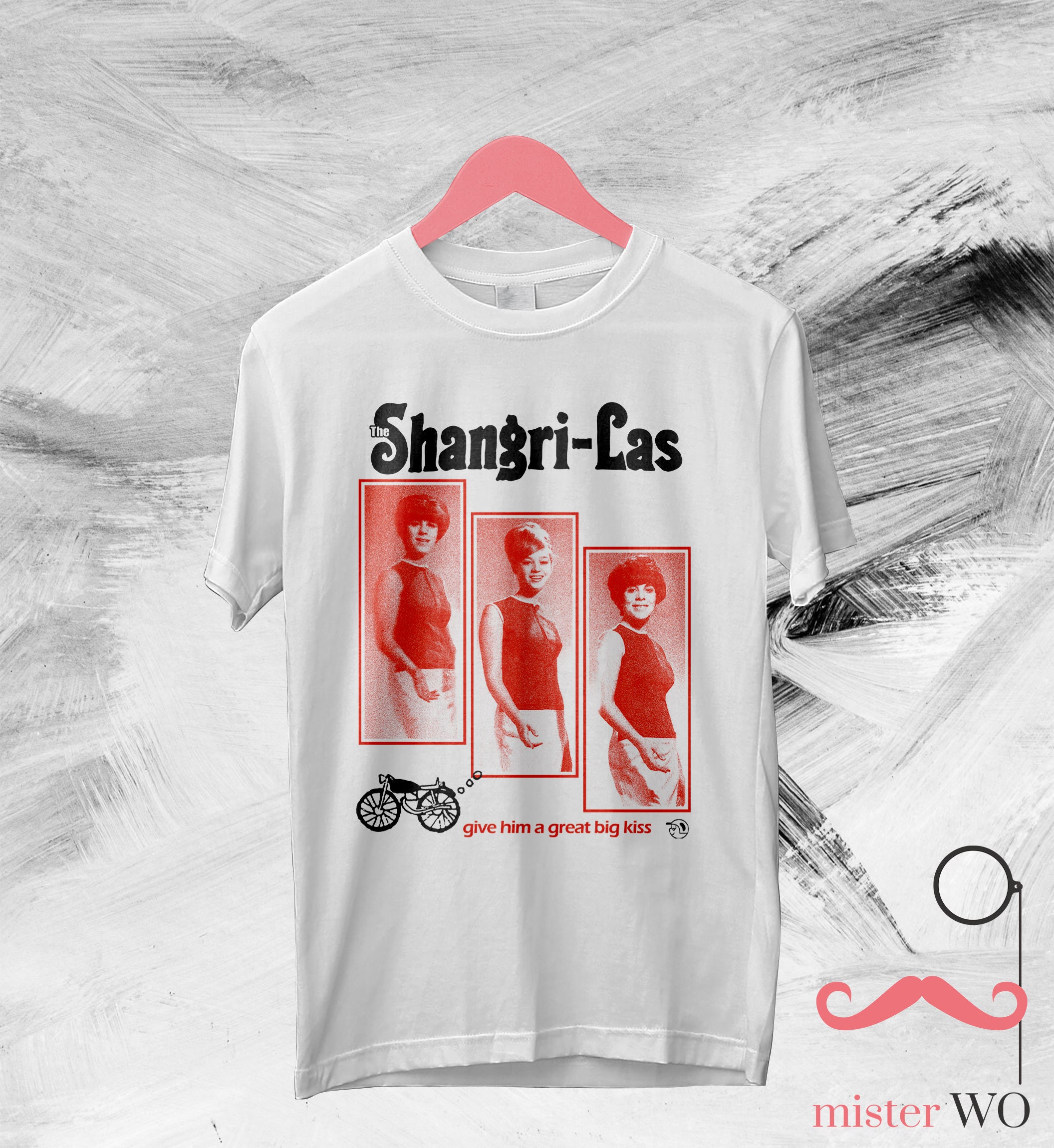 Discover The Shangri-Las Give Him a Great Big Kiss T-Shirt - The Shangri-Las Shirt, The Shangri-Las Tour, Music Shirt, Pop Goup Music