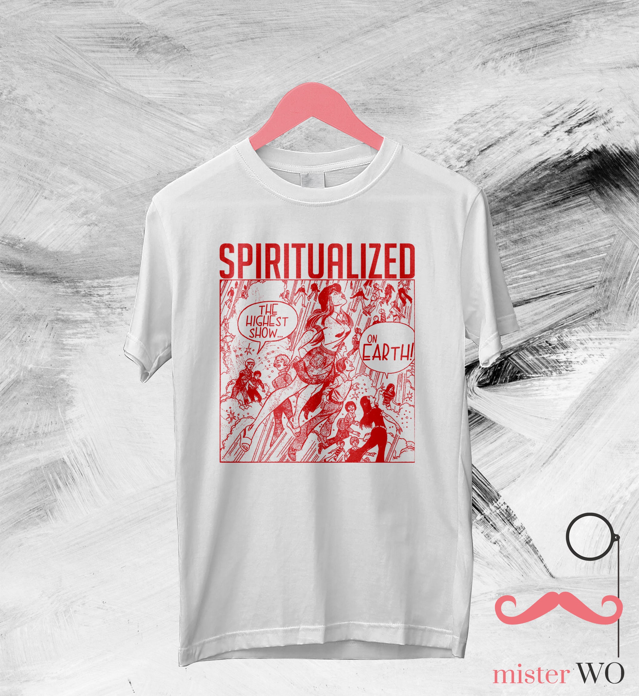 Discover Spiritualized Highest Show On Earth T-Shirt - Spiritualized Shirt, Jason Pierce Shirt, Classic Rock Music