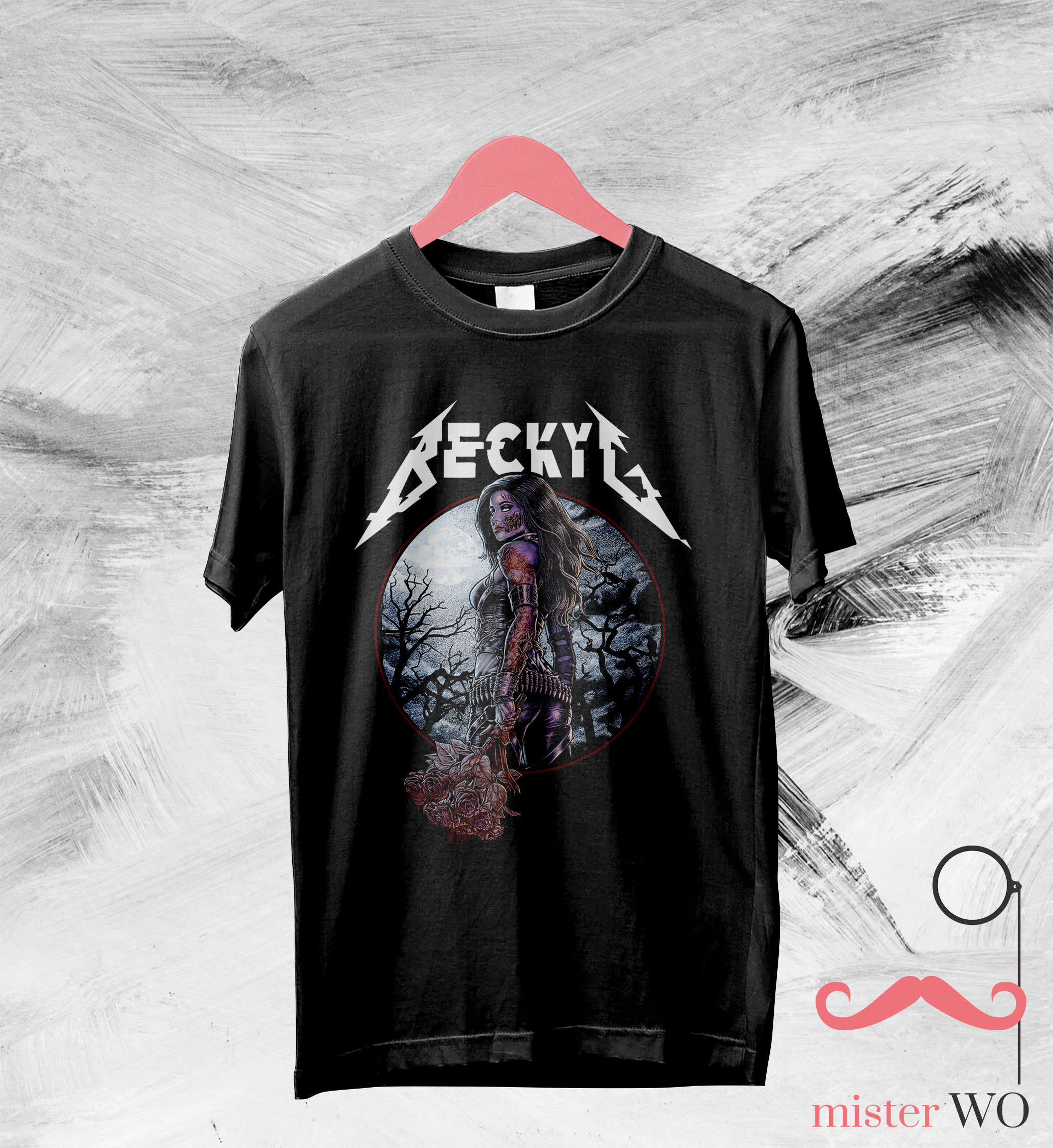 Discover Becky G Black Metal Graphic T-Shirt - Becky G Shirt