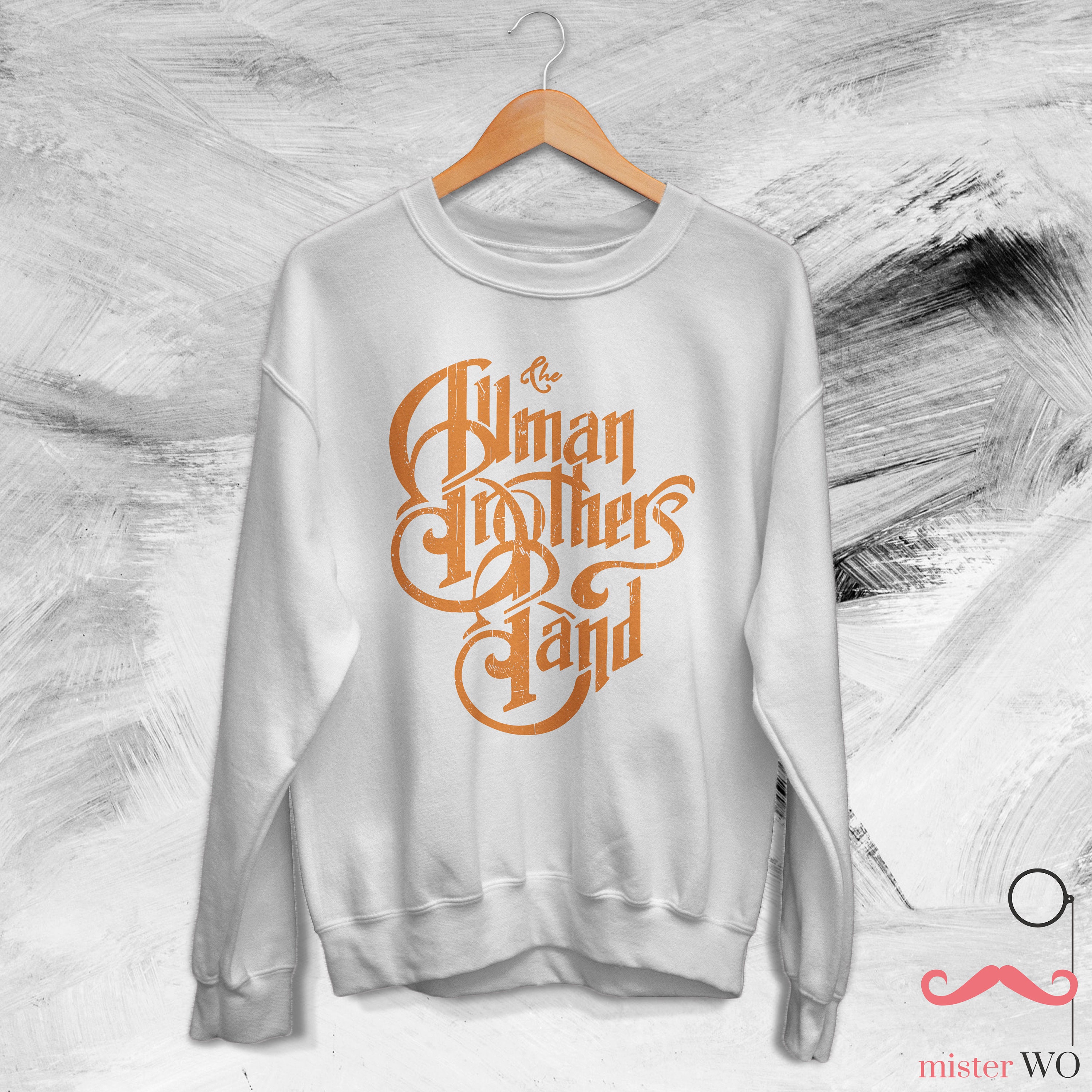 The Allman Brothers Band Vintage Logo Sweatshirt The Allman Brothers Band sold by DavHarrison SKU 38815889 25 OFF Printerval