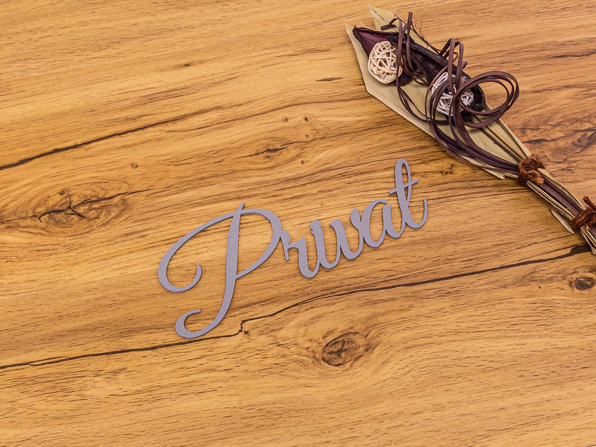 Private Door Sign Lettering Name 3D Wall Sign Self-adhesive - Etsy