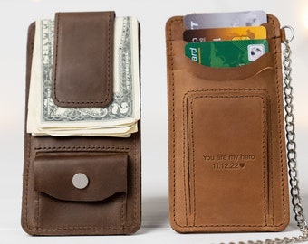 Billetera de cuero personalizada, billetera personalizada, billetera personalizada para hombres, billetera personalizada para hombres, billetera de cuero para hombres