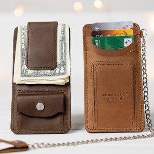 Billetera de cuero personalizada, billetera personalizada, billetera personalizada para hombres, billetera personalizada para hombres, billetera de cuero para hombres