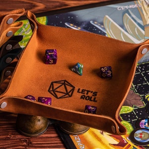 Engraved dice tray