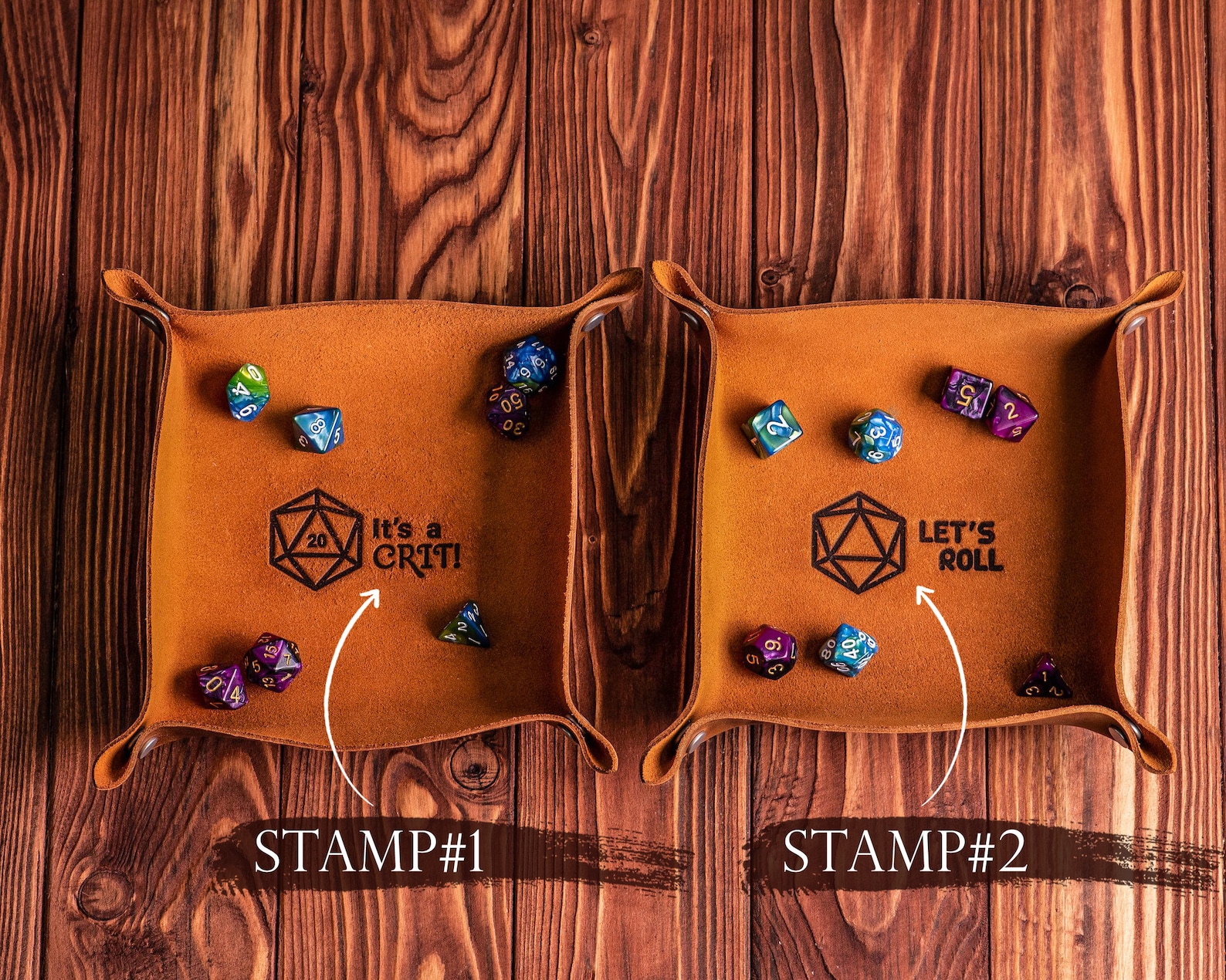 Personalized Leather Tray, Dice Tray, Rolling Tray, Valet Tray