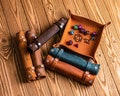 Personalized Leather tray, Dice Tray, Rolling tray, Valet tray, Personalized anniversary gifts