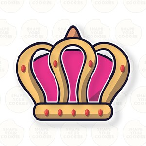 Royal Crown Cookie Cutter.
