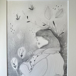 Original Pencil Drawing | Illustration | Wall Art | Gift Idea
