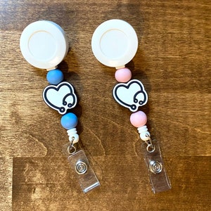 Work of Heart Badge Reel | Nurse Badge Reel, ID Badge Reel, Teacher Badge Reel, Doctor Badge Reel