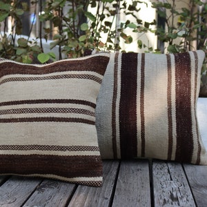 Buckram Kilim Pillow Case Duo