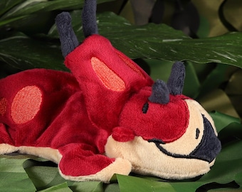Diabloceratops - Pocketsaurus - Beanie Plush - Artist Made - Unique - Dinosaur