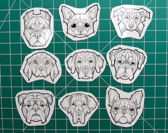 Temporary Tattoos - Dogs - Minis